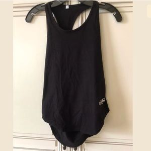 BLACK RACER BACK WOMENS ACTIVEWEAR TANK TOP BLACK